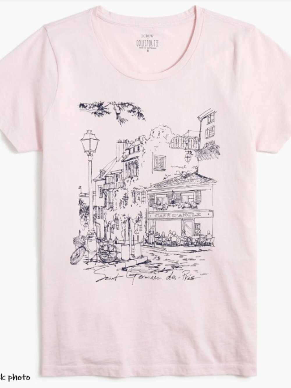 NWT J. Crew Factory French Paris Cafe Collector T-shirt NEW